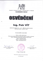 Osvědčení Kloknerův ústav Betony 1999